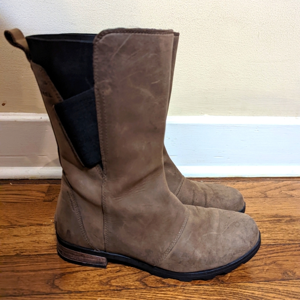 Sorel Women's Tan Leather Boots